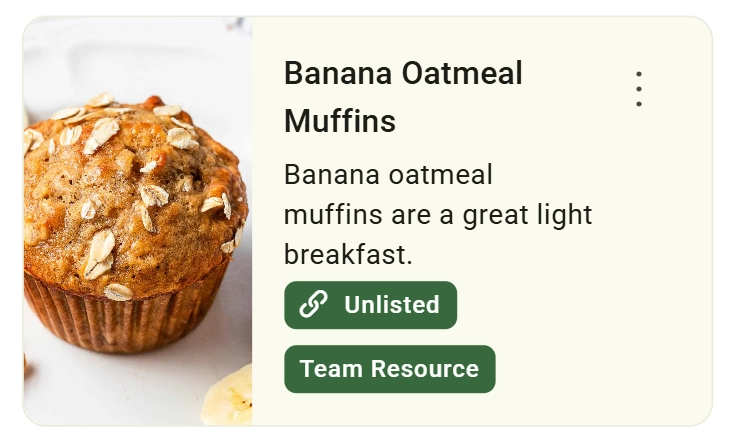 Go to Recipes screenshot